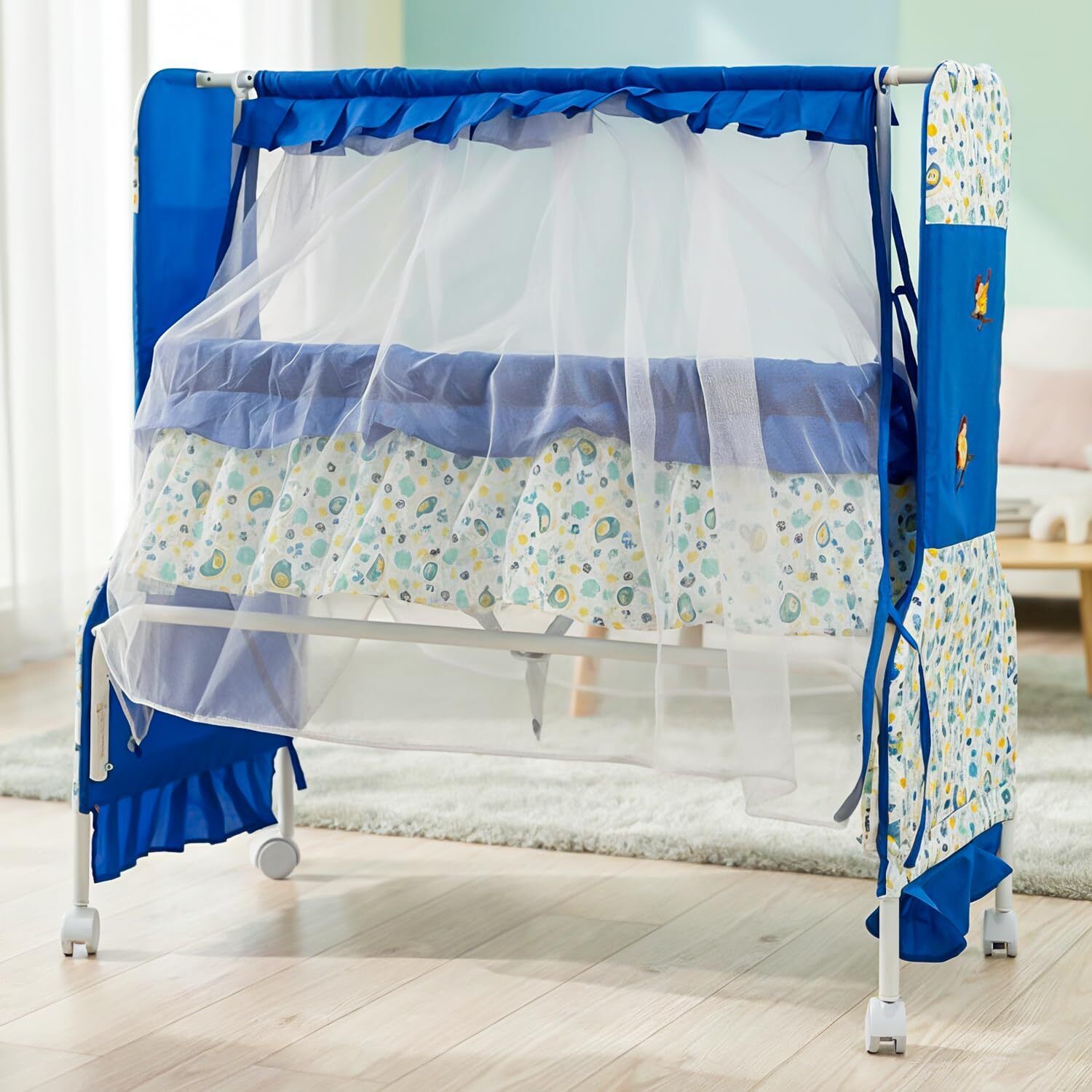 baybee Baby Swing Cradle for Baby, Infant Baby Cradle Jhula for Baby with Mosquito Net-picture-31