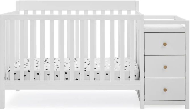 delta children #1 USA Flynn 5-in-1 Convertible Baby Crib with Changer, Greenguard Gold-picture-24