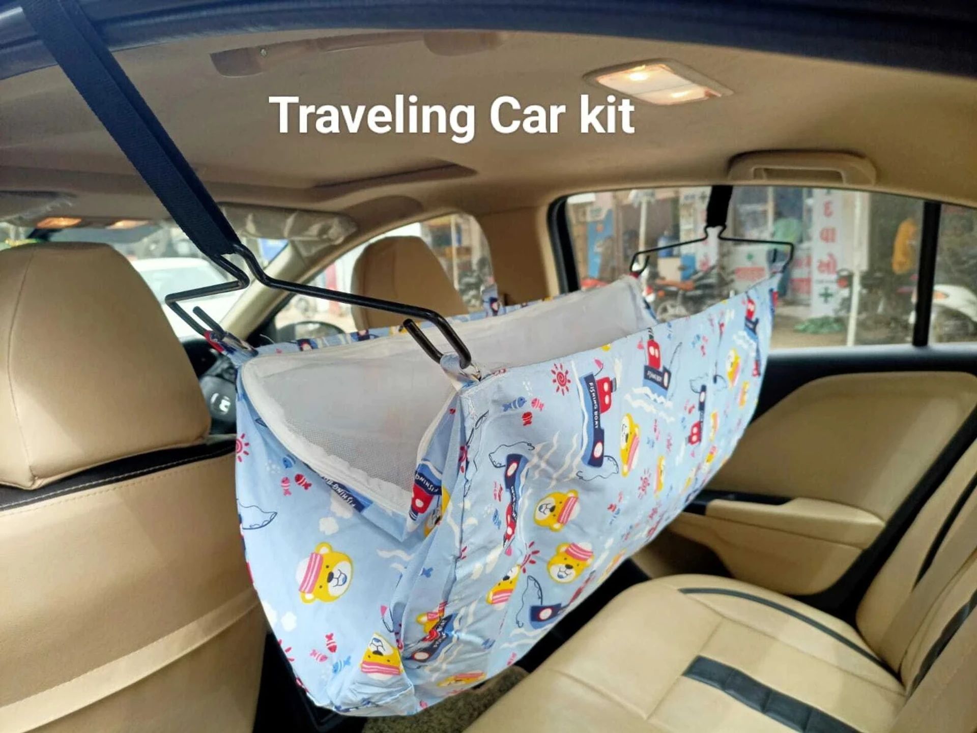 rosmerta rprise Car Travel Jula 0 to 3 Year Baby | Includes Adjustble Belt, Hammock Cloth-picture-18