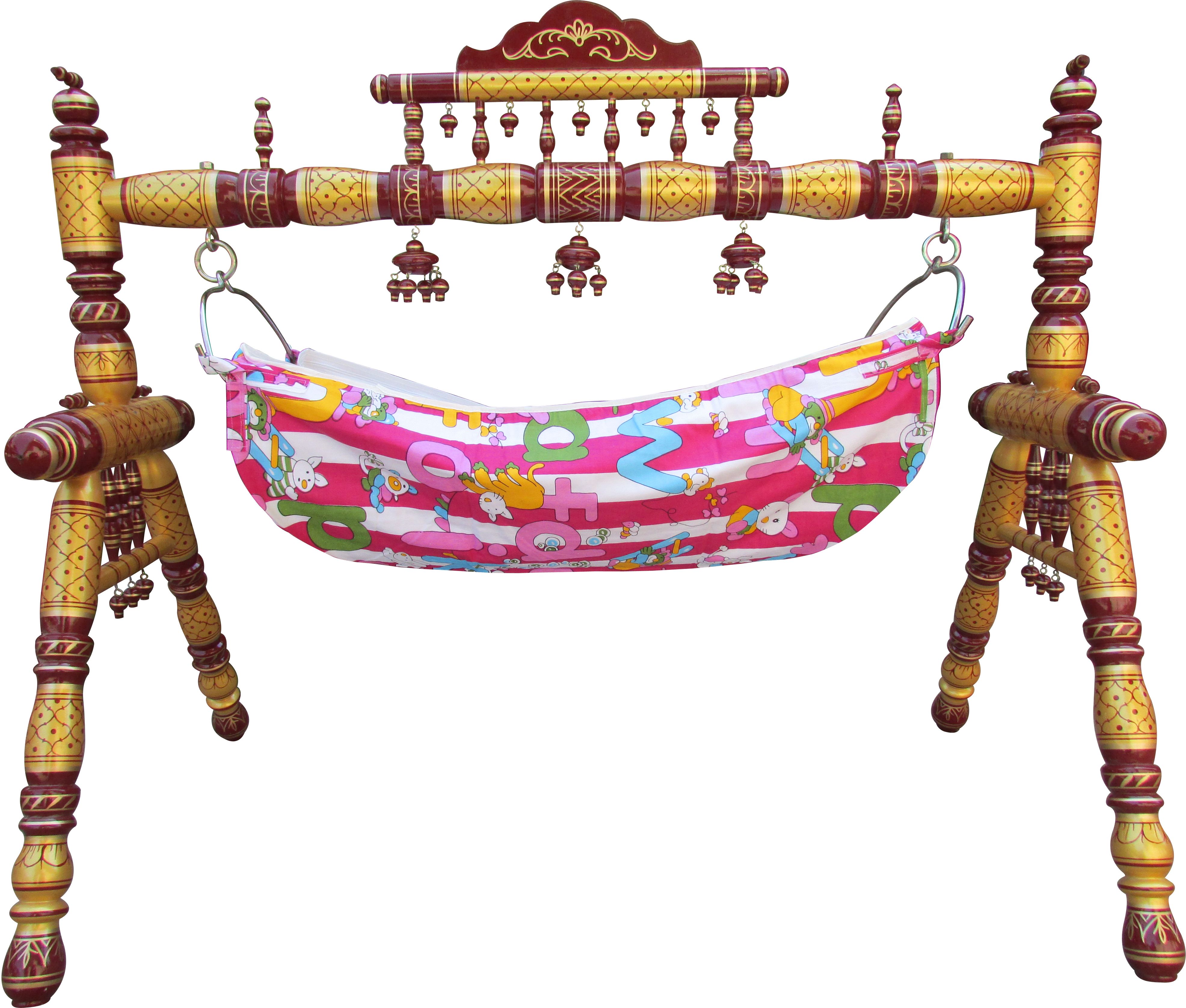 hastakala bazaar BEST QUALITY BABY CRADLE WOODEN-picture-24