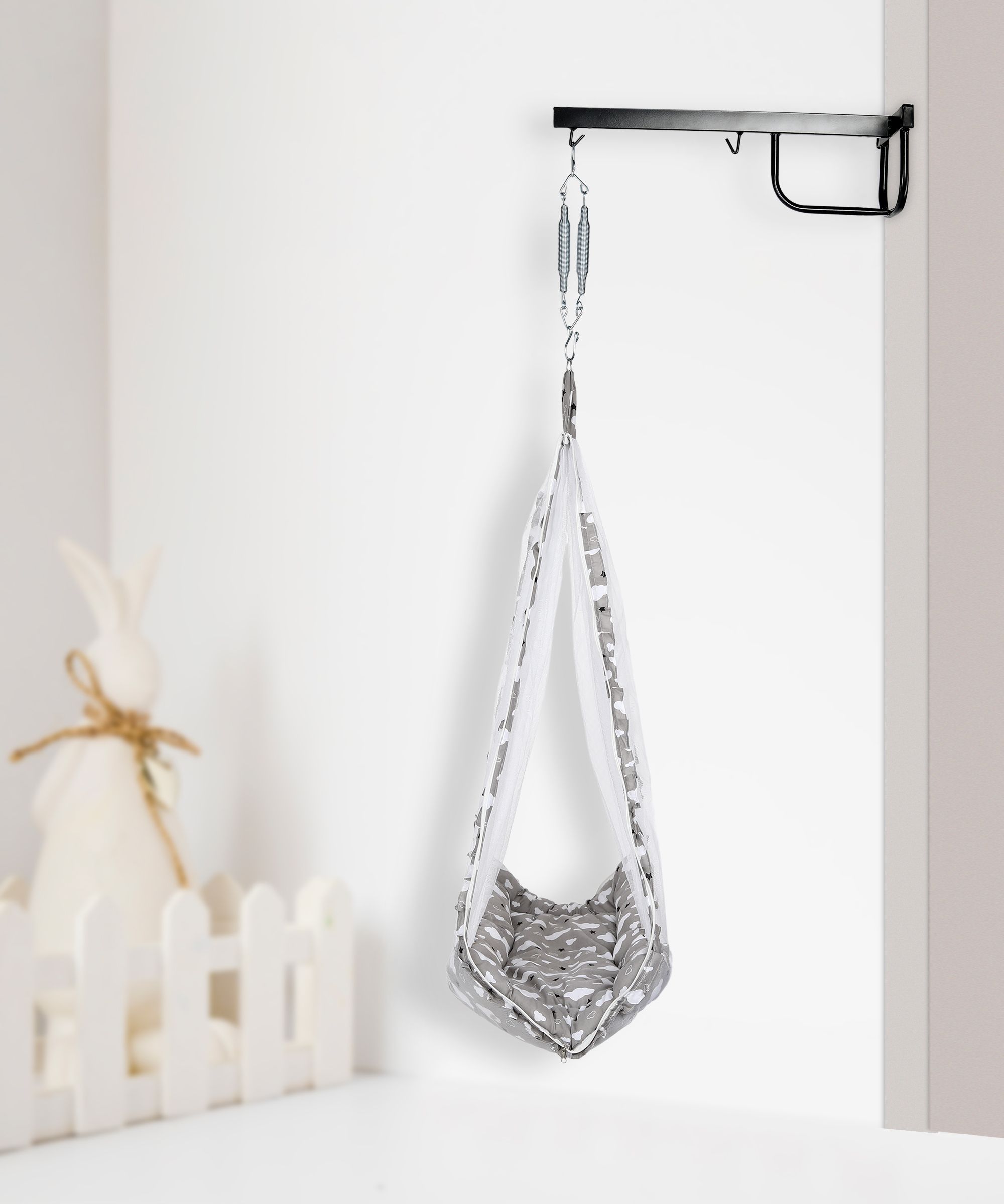parents choice TRANSPARENT HANGING CRADLE GREY-picture-35
