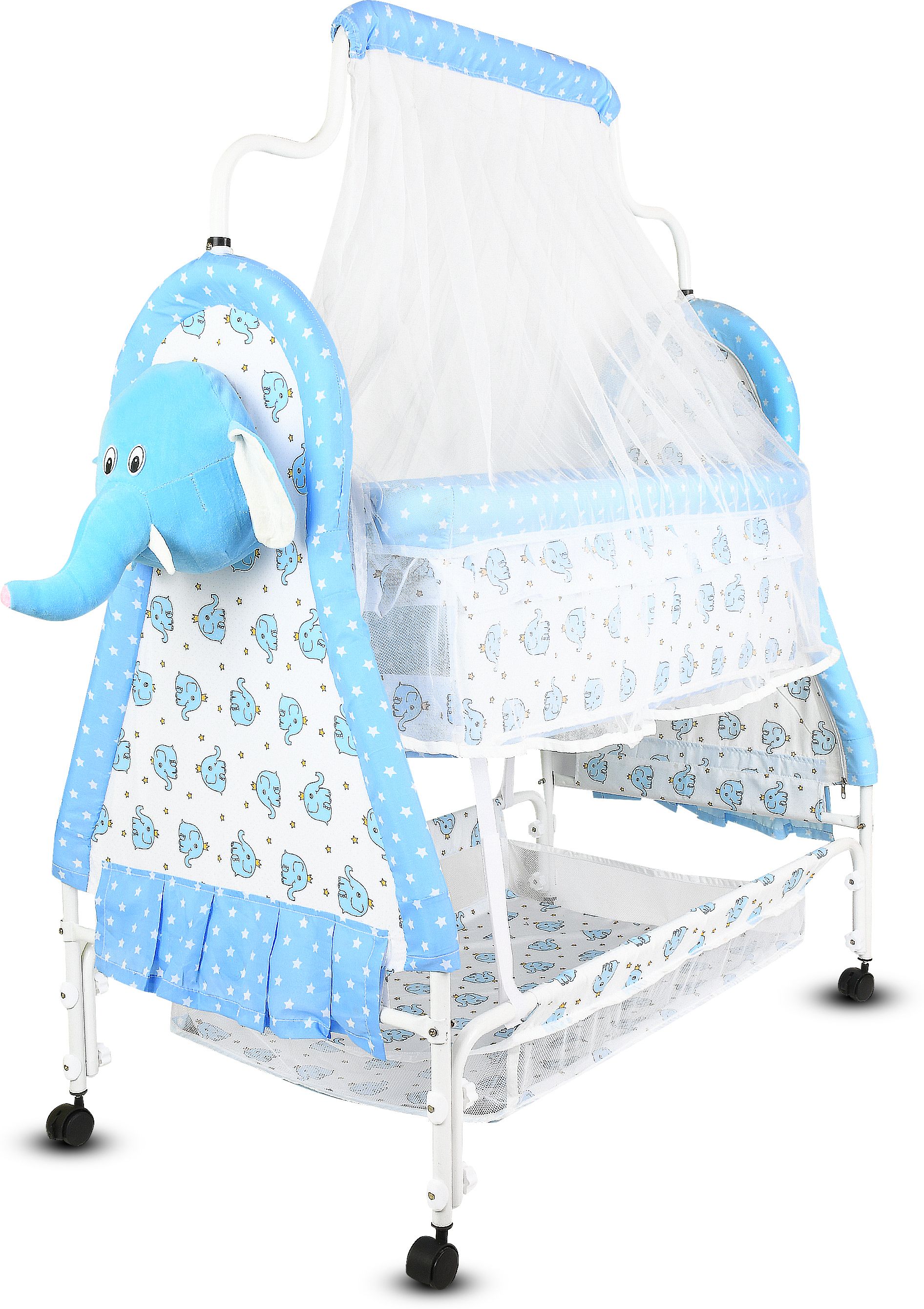 nayasa Cradle for kids cradle for baby boy and girl Cradle With Swing & Mosquito Net-picture-24