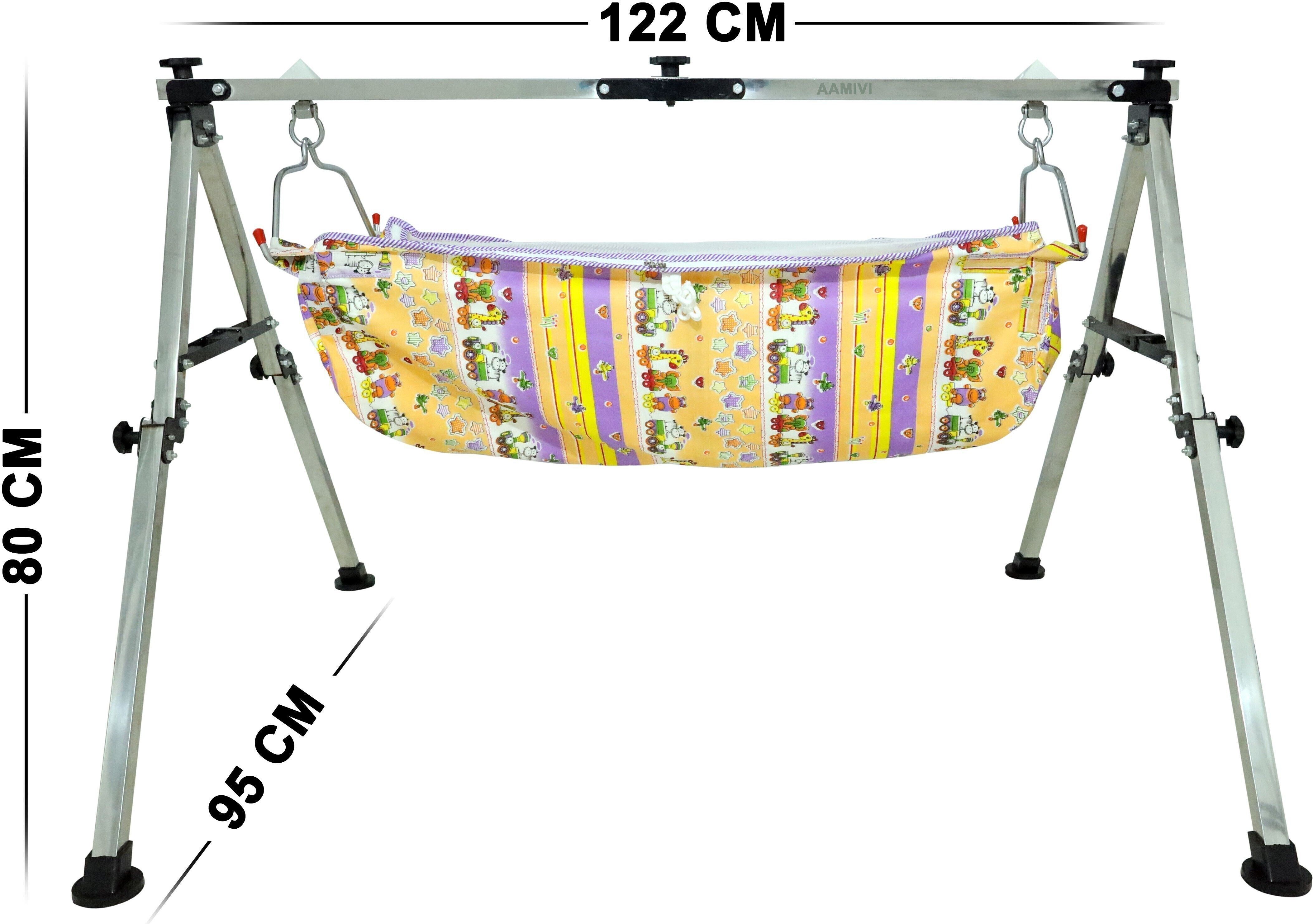NRI Baby Cradle Baby Bedding Hanging Swing Cradle with Cotton Hammock 6Kg-image-8