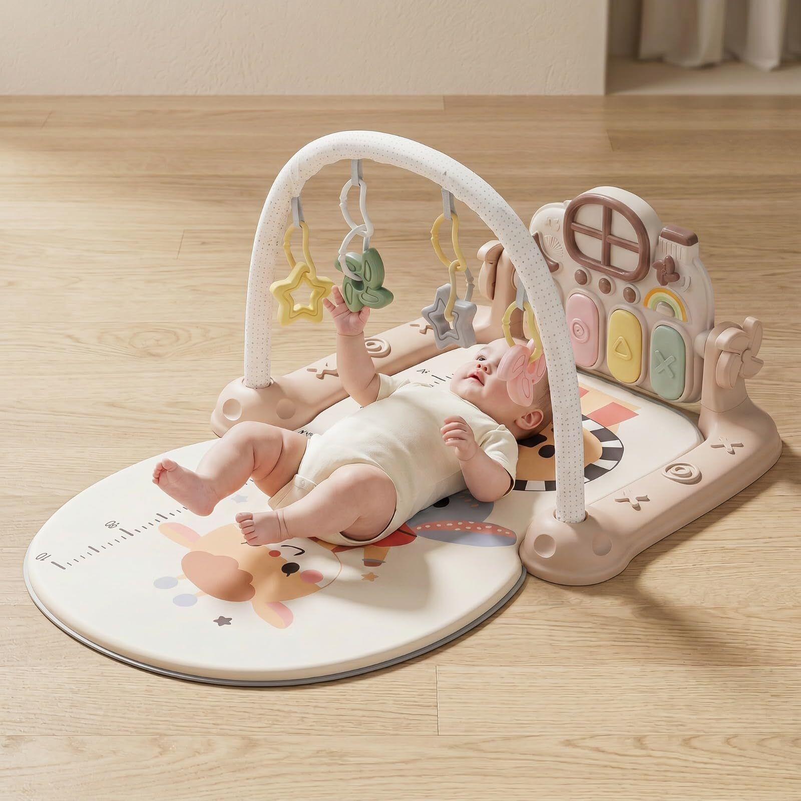 baybee Baby 2 in 1 Premium Play Gym for Babies with Playing mat, Lights & Music-picture-48