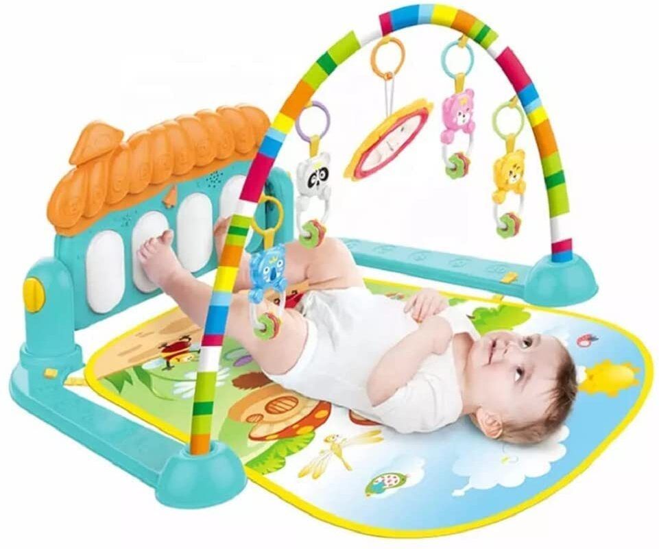 Musical Baby Play Gym Activity Mat with Kick Piano, Pack of 1