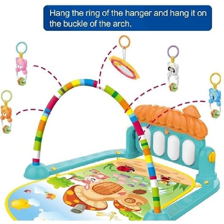 kidsaholic Musical Keyboard Mat Piano,Baby Gym & Fitness Rack Baby Play Mat-picture-5