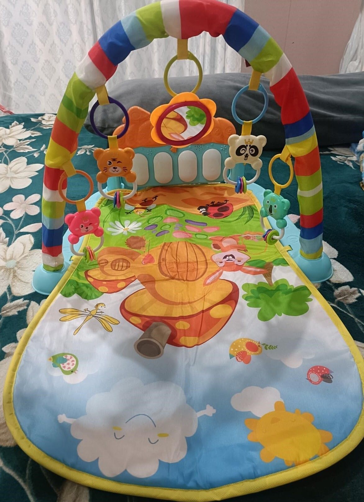 dorytoys Safe Baby Gym with Sound Piano and Interactive Hanging Rings-156-picture-31