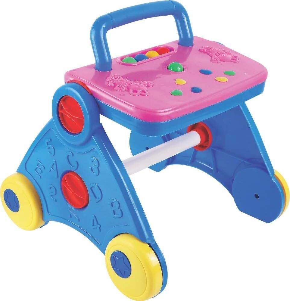 2-in 1 Baby Push Walker with Activity Panel