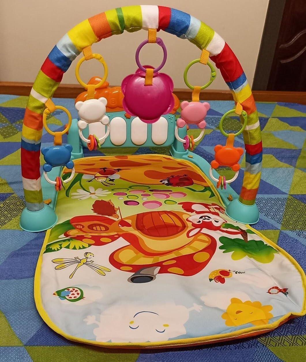 dorytoys Gift-Ready Baby Gym Set with Music, Hanging Toys & Soft Pad-148-picture-22