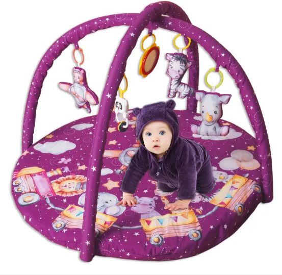 Multi Functional Baby Play mat Activity Gym for Baby with Soft Hanging Baby Toys-image-31