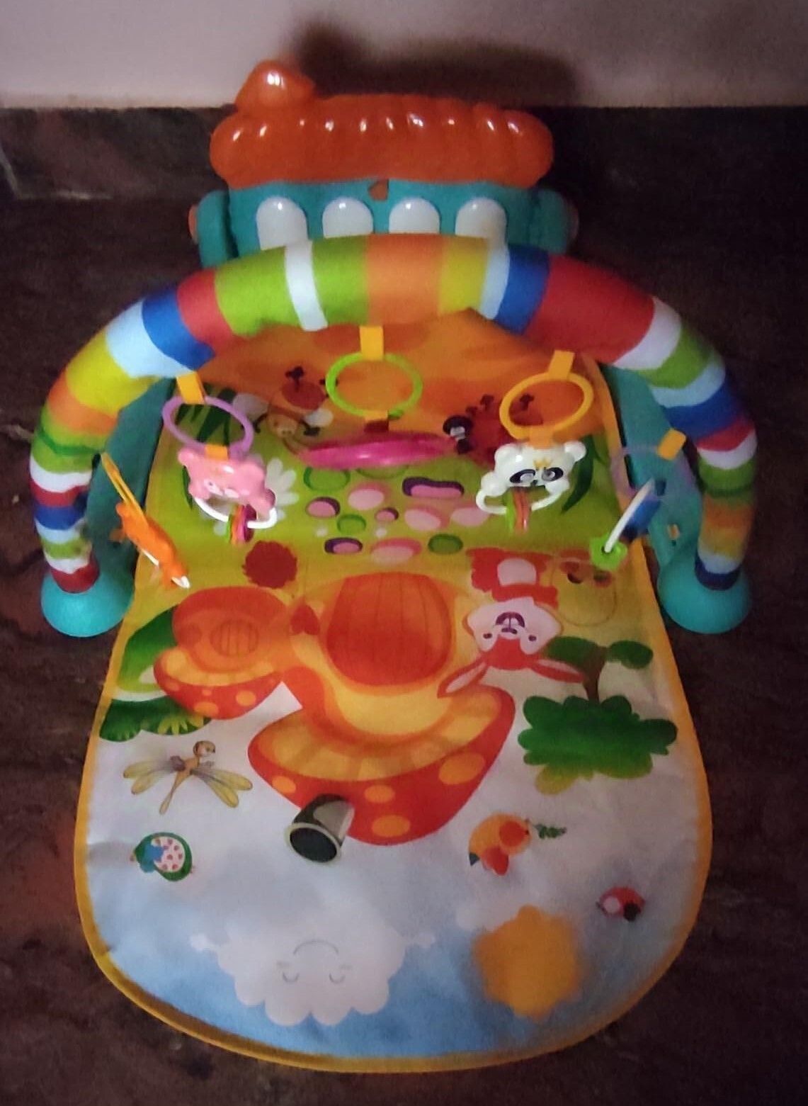 dorytoys Padded Baby Mat with Music Arch & Detachable Toy Set-152-picture-27