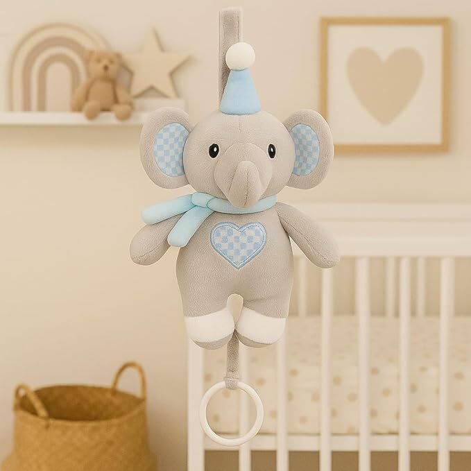 Plush Hanging Toy Rattles for Crib and Stroller Keep Your Baby