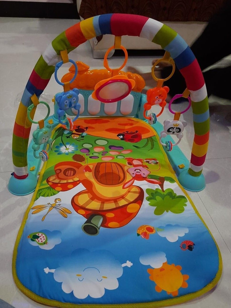 dorytoys Baby Musical Gym for Floor Play, Kick Exercise, and Sensory Stimulation-43-picture-1