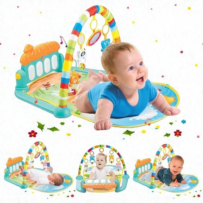 Baby Kick and Play Piano Gym Mat with Music, Lights & Toys-image-31
