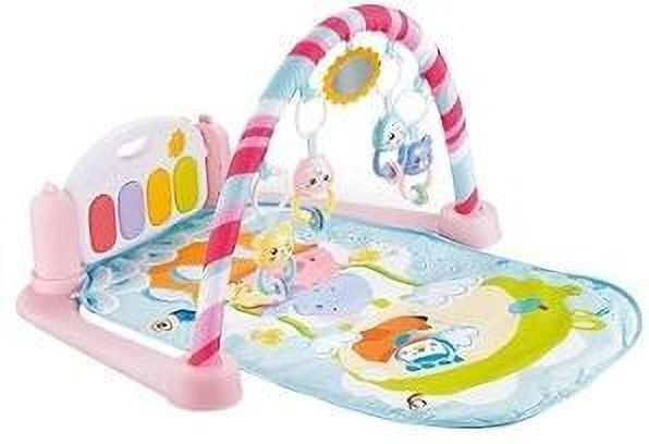 Colorful Newborn Baby Kick & Play Toys Activity Mattress with Hanging Toys-image-22