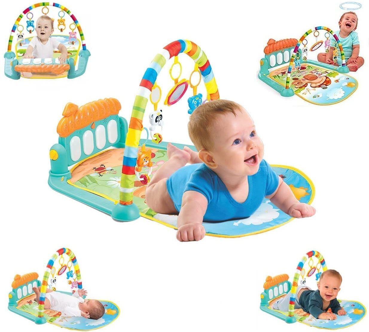 opina Play Gym & Mat for Babies Infant New Born Baby Gifts Fitness Rack-picture-29