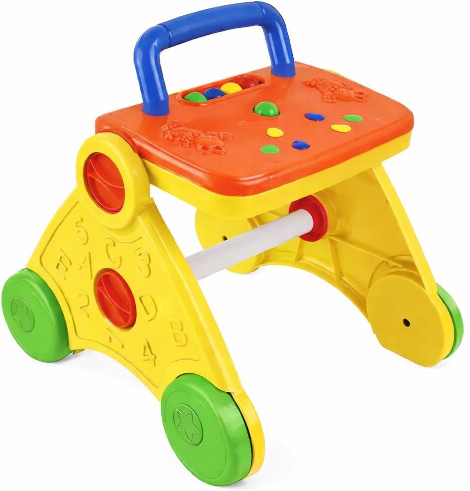 2-in 1 Baby Push Walker with Activity Panel