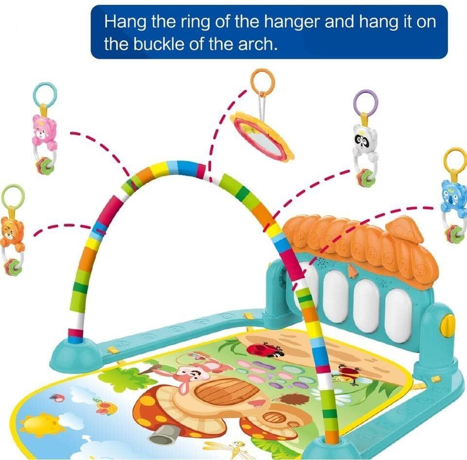 dorytoys Safe Music Gym Playmat for Newborns with Soft Base and Toys-picture-31