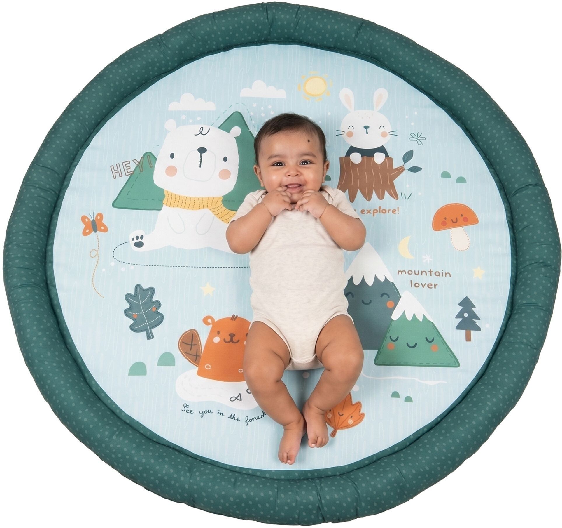 Activity Play Mat with 1 Dice Cube Toys, | Foldable & Travel-Friendly-image-28