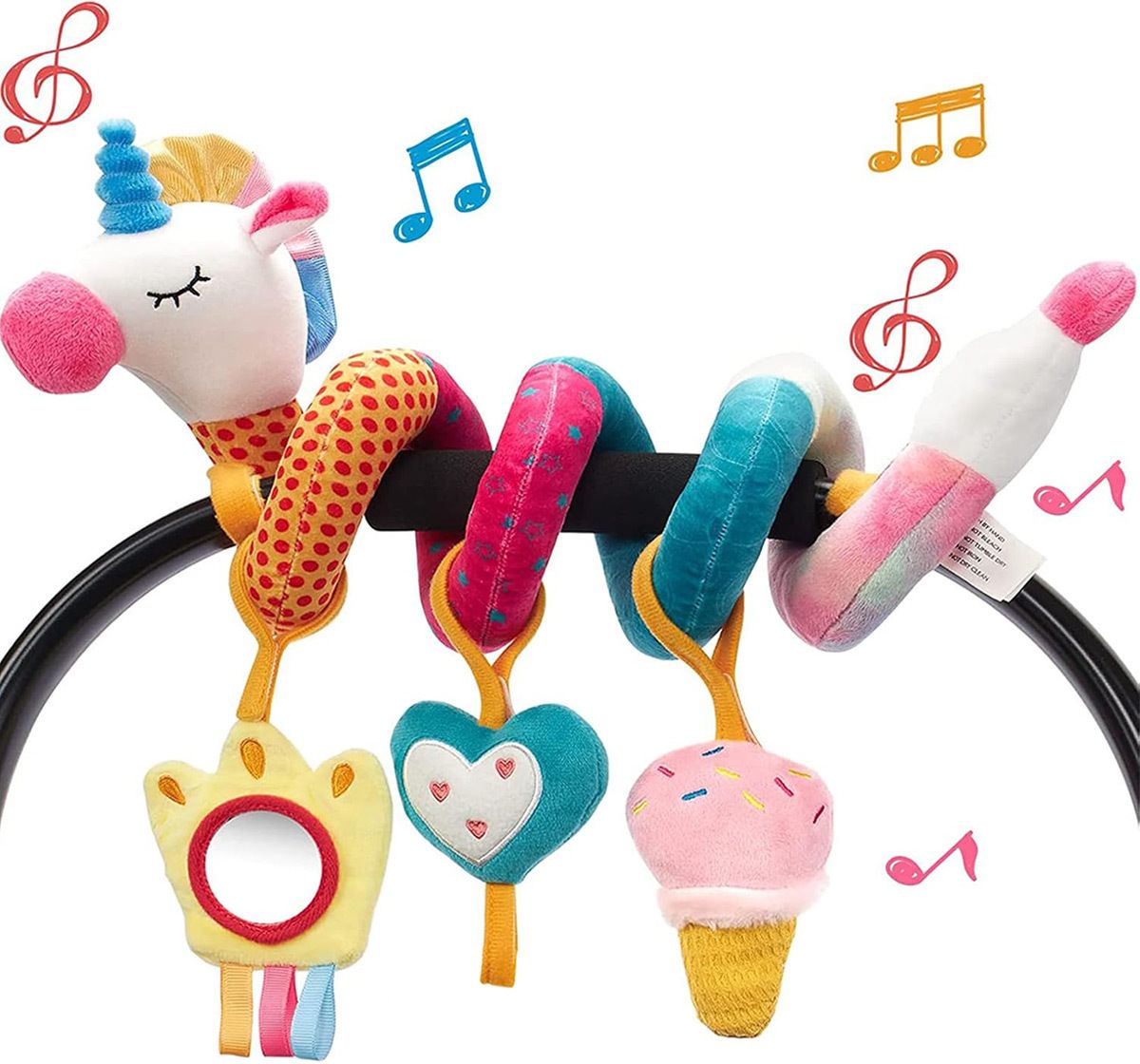verilux Baby Car Seat and Stroller Toy for Newborns 0 to 6 Months Multicolor Gift-picture-23