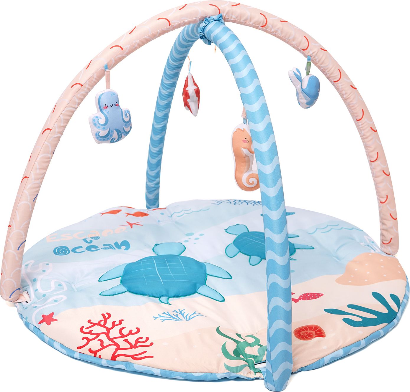 tidy sleep Baby Play Mat | 4 Detachable Toys, | In to the Sea-picture-35