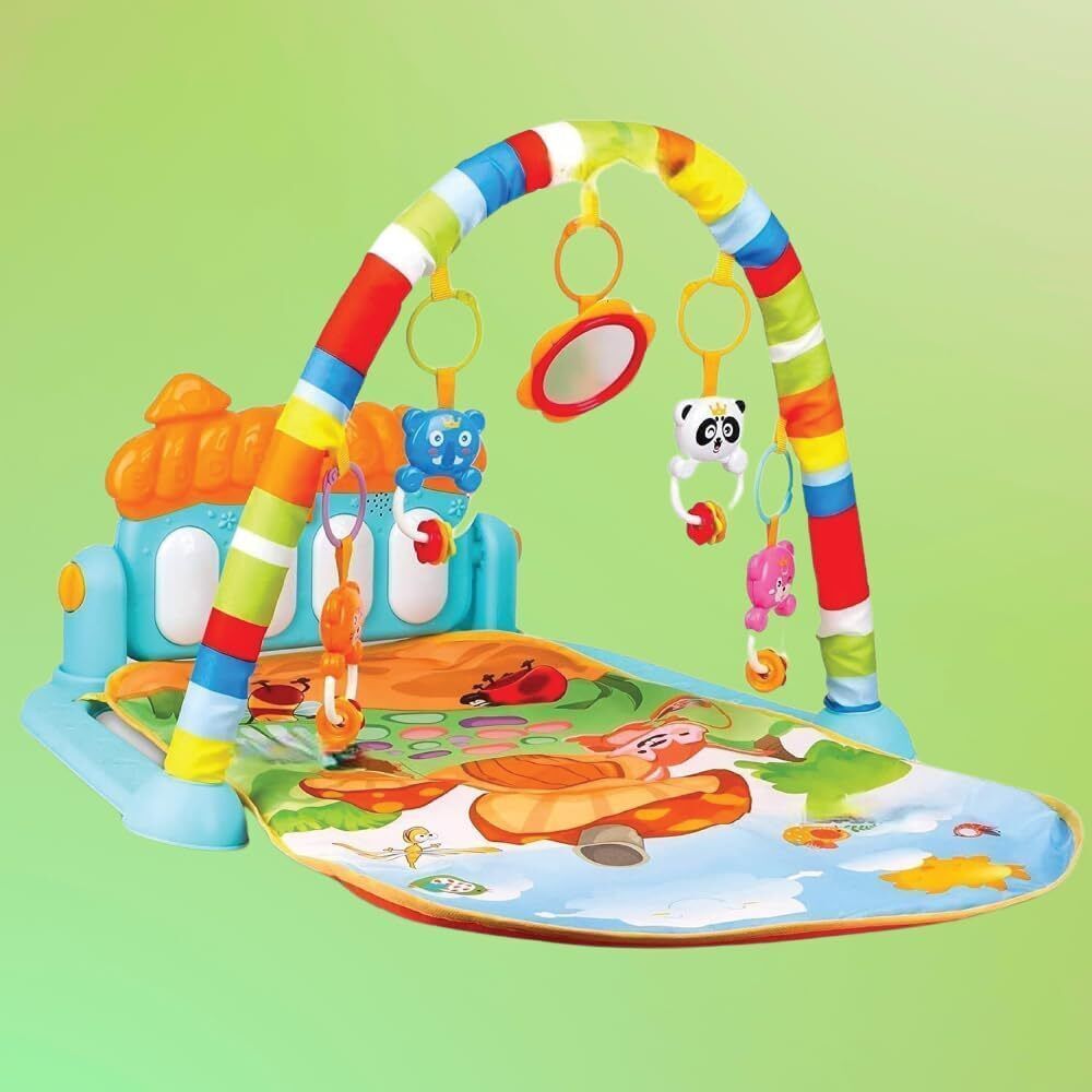 atma malik enterprises PLAY GYM & MAT FOR BABIES INFANT NEW BORN BABY GIFRS FITNESS RANCK {MULTI COLOR}-picture-32
