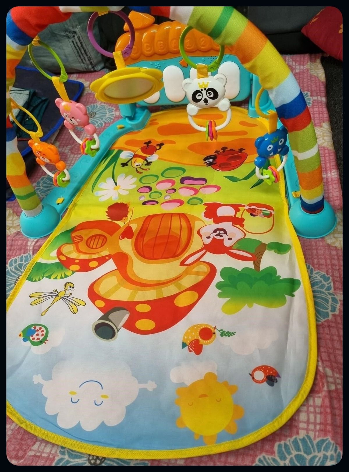 FK_Musical Baby Gym with Soft Play Mat and Hanging Animal Figures-image-31