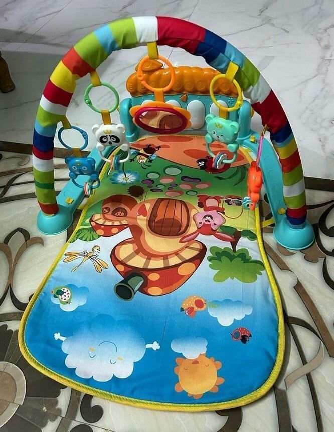 dorytoys Multi-Function Piano Gym for Baby with Play Mat & Rattle Toys-60-picture-7