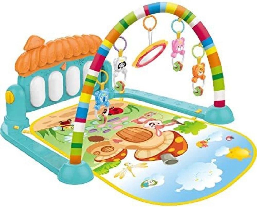 Baby play piano mat new born boy or girl light and music toys-image-34