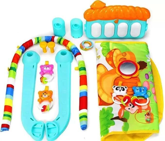 5 in 1 Baby Play Gym & Mat with Musical Keyboard for Infant Newborn Baby set 1