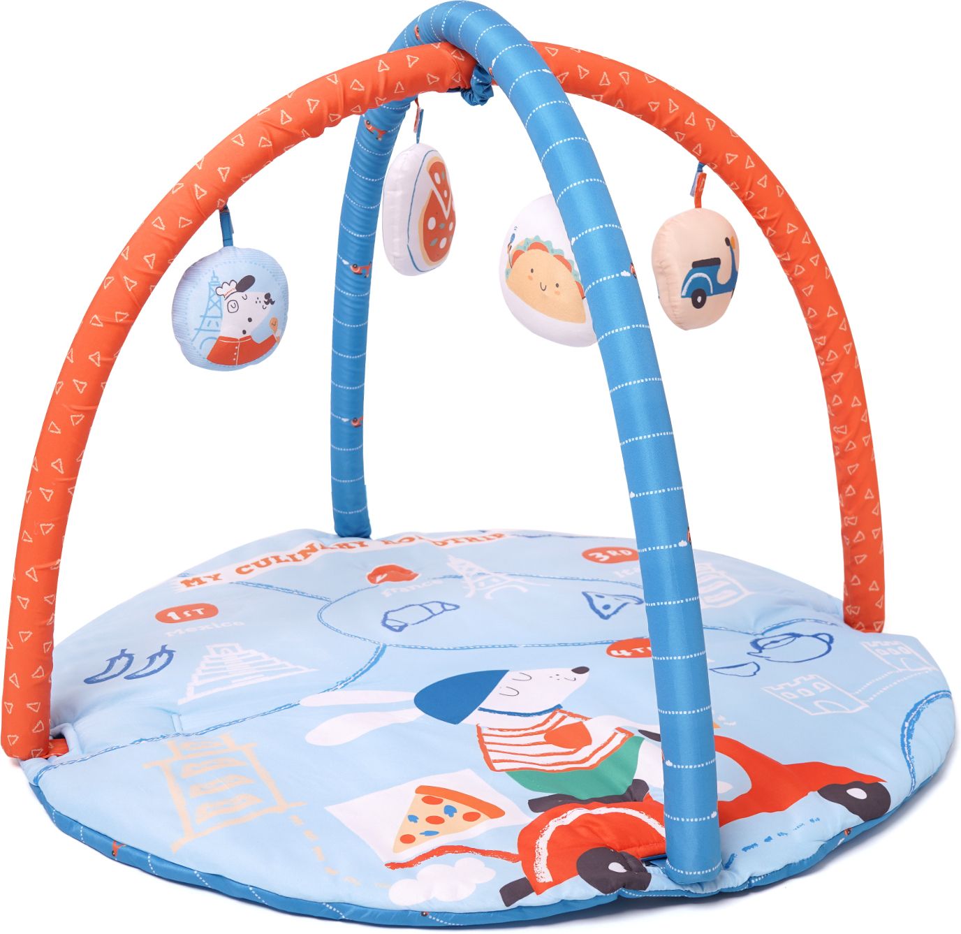 tidy sleep Baby Play Mat | 4 Detachable Toys, | Delicious Tour-picture-33