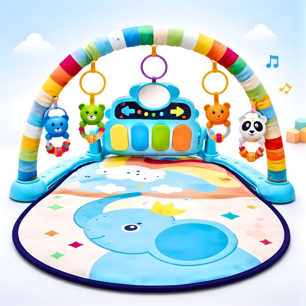 chigy wooh Baby Play Gym Mat with Musical Piano & Activity 3-in-1 Sit, Lie & Tummy-picture-42