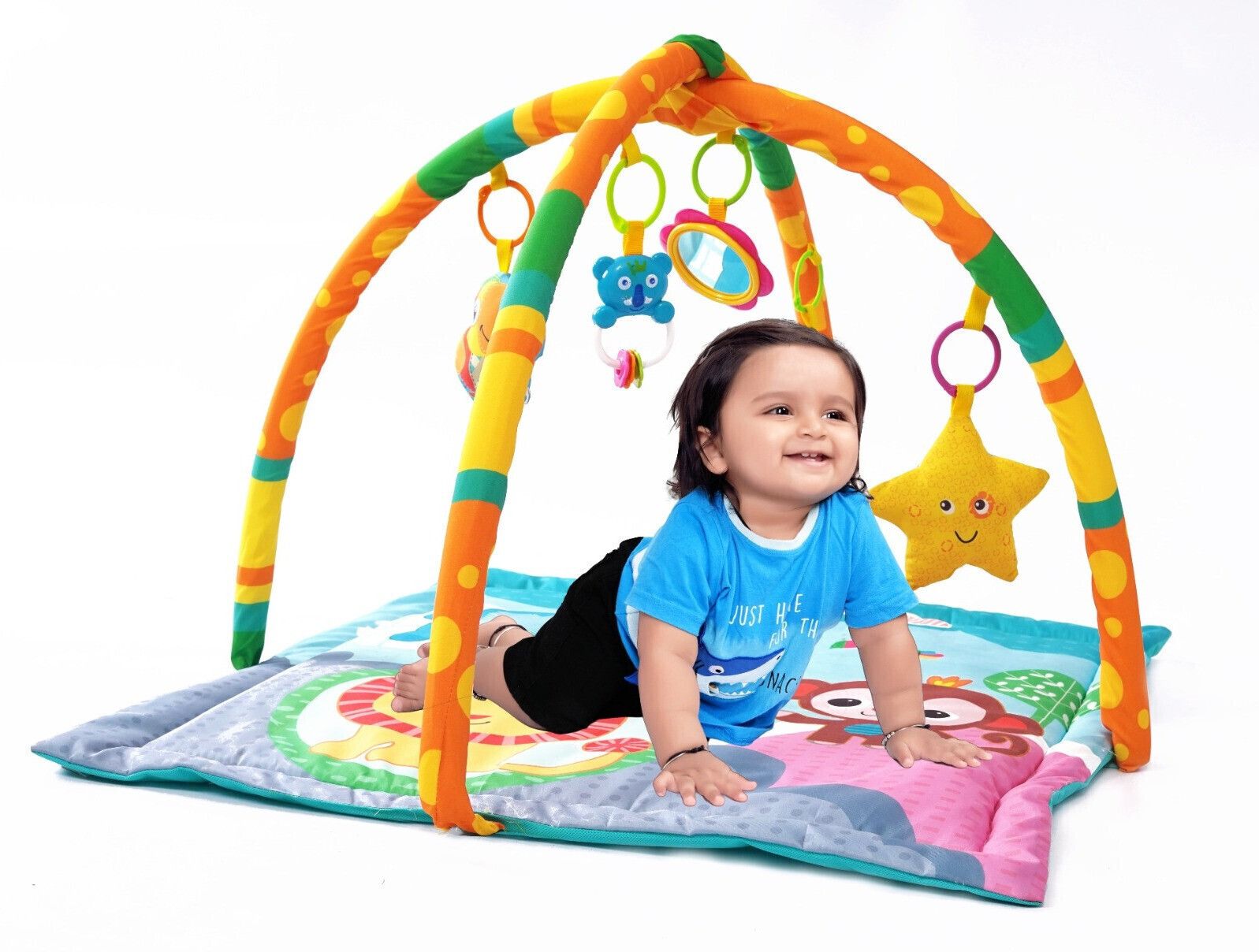 BabyPlay Jumbo Baby Play gym Mat for Babies