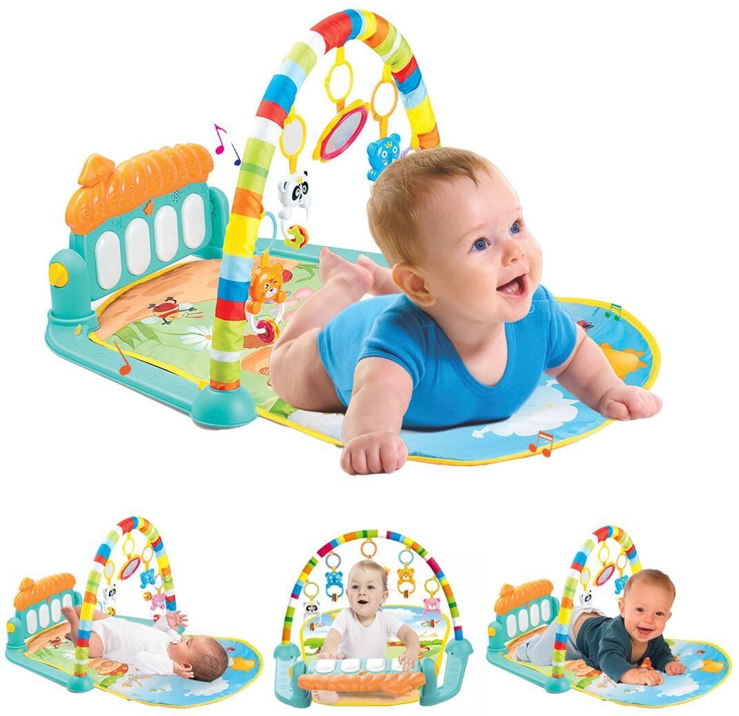 wembley Baby Play Gym & Mat Infant Hanging Toy Rattle Lights & Musical Keyboard For Kids Rattle-picture-47