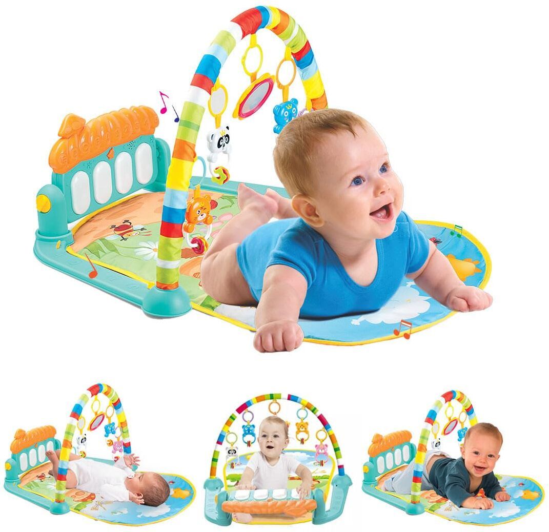 opina Play Gym & Mat for infant new Born Baby Gifts Fitness Rack.-picture-28