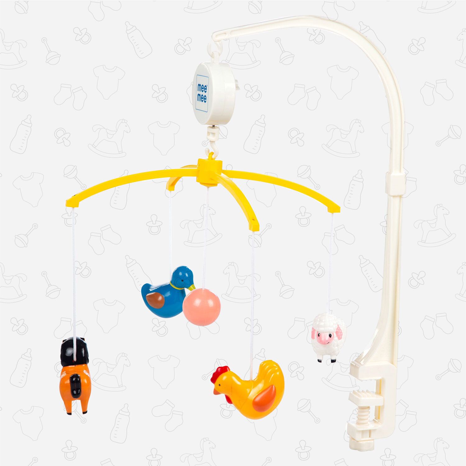 Musical Animal Cot Mobile