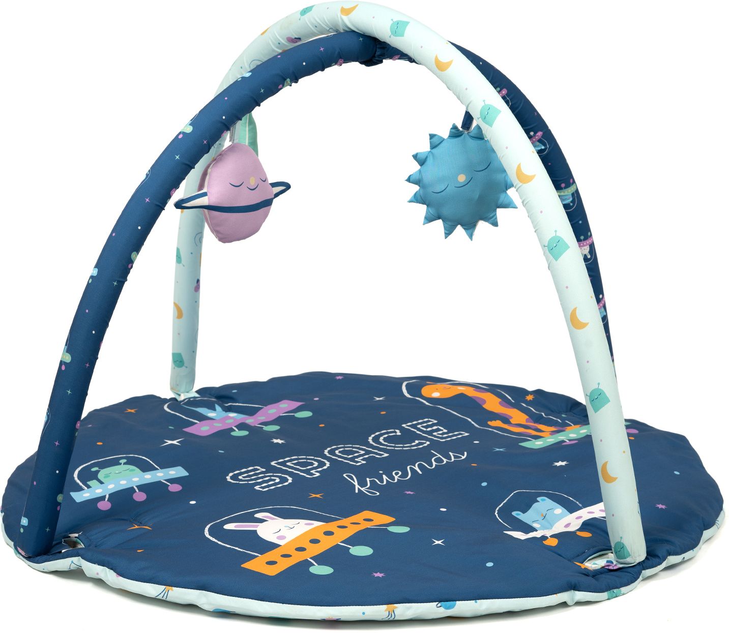 tidy sleep Baby Play Gym | 4 Detachable Toys, | Space Friends-picture-41