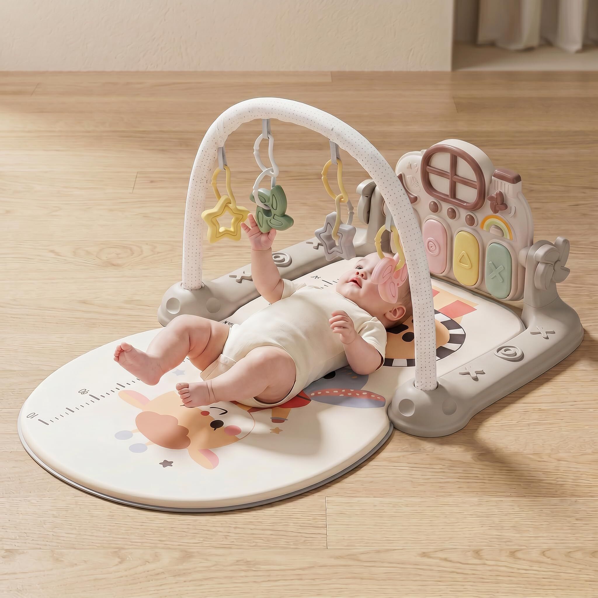 baybee Baby 2 in 1 Premium Play Gym for Babies with Playing mat, Lights & Music-picture-49