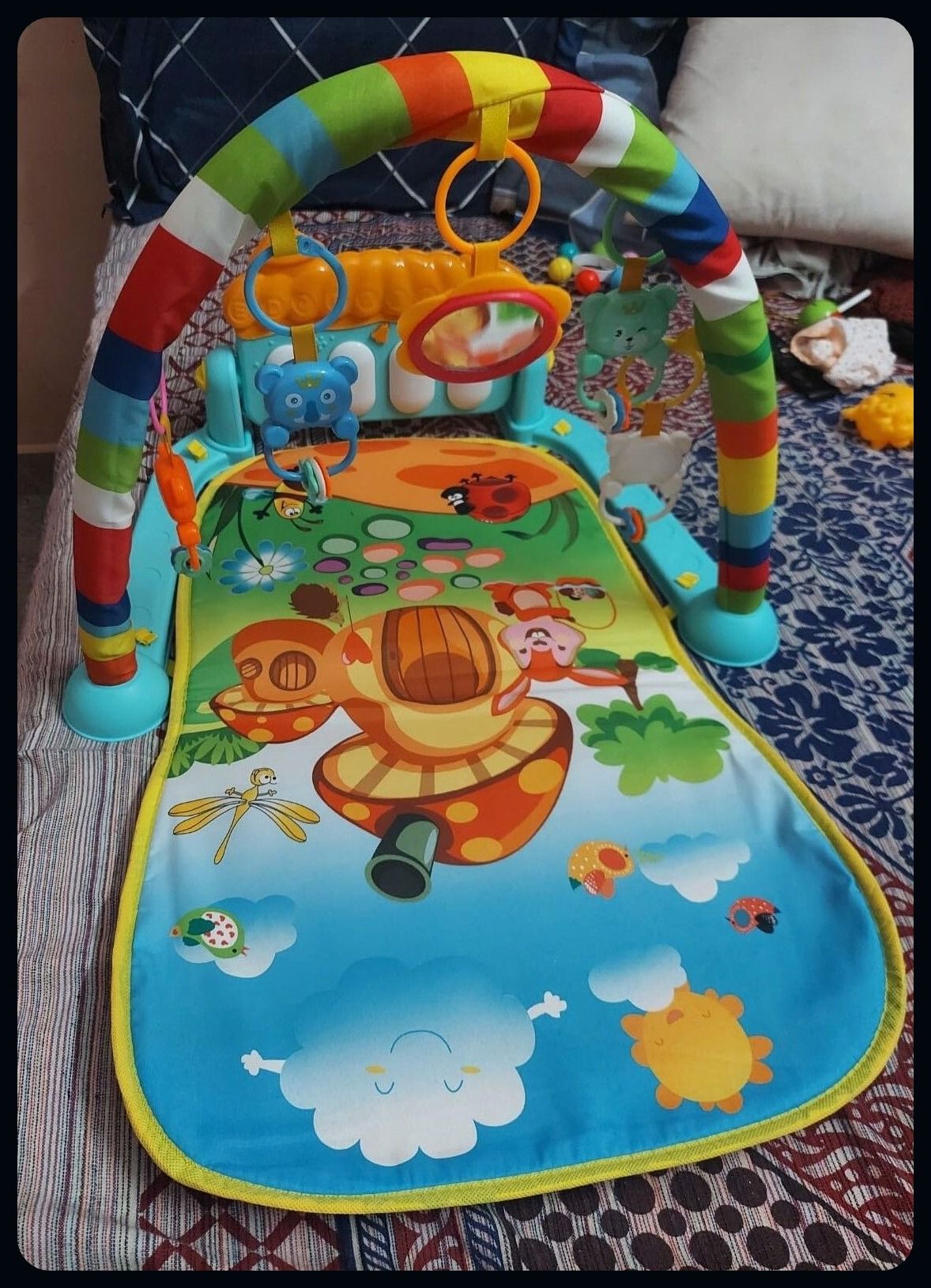 FK_Kick and Play Piano Baby Mat for Newborns with Hanging Toys and Lights-image-29