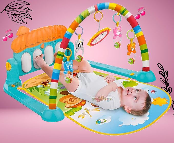 5 in 1 Baby Play Gym and Fitness Rack for Babies Infant Newborn Baby Toys-image-34