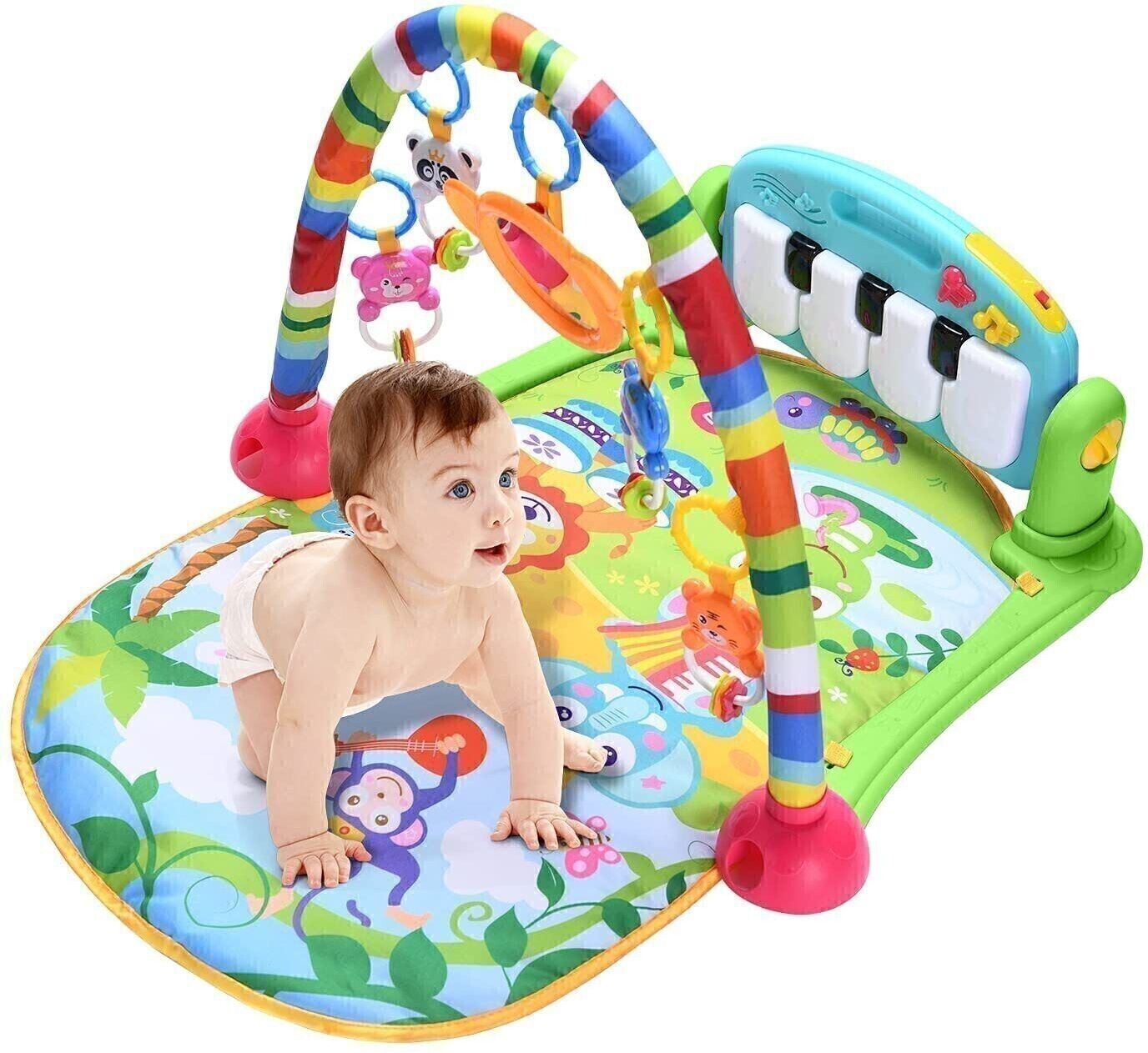 Baby Play Gym & Mat for Babies Infant New Born Baby Gifts Fitness Rack
