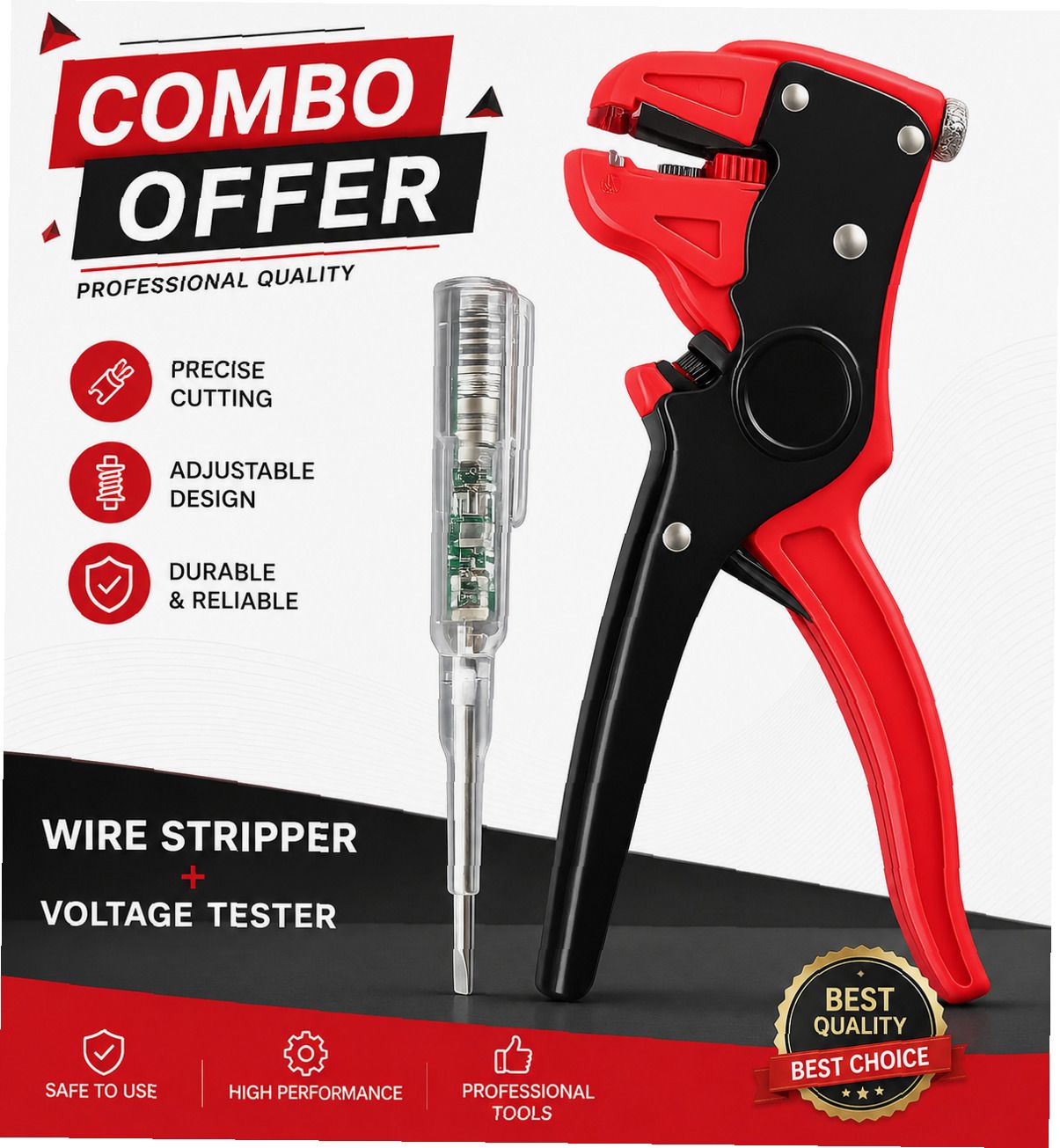 vrtrend WSVT-107 Universal Wire Stripper Combo Manual Crimper-picture-5