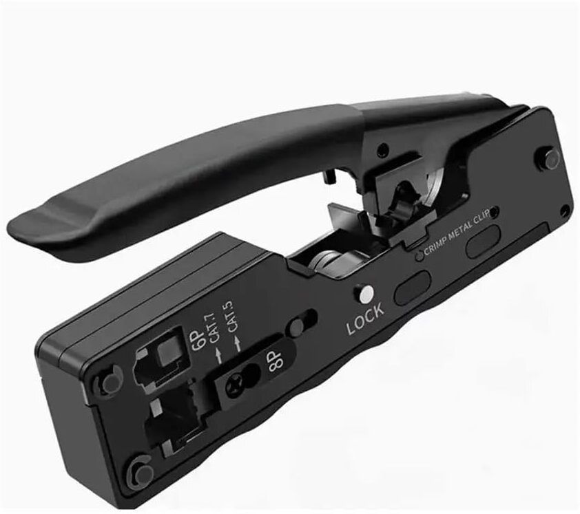 RuhZa RJ45 Crimp Tool ,Ethernet Crimping Tool Lan Adapter-image-18