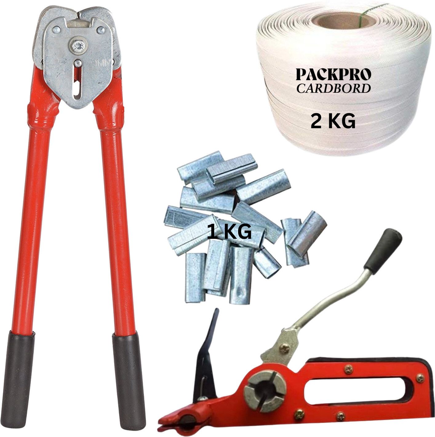 packpro Combo Heavy-Duty Strapping Packing Tool Kit,High Tensile Strength for Secure Packaging Manual Crimper-picture-17