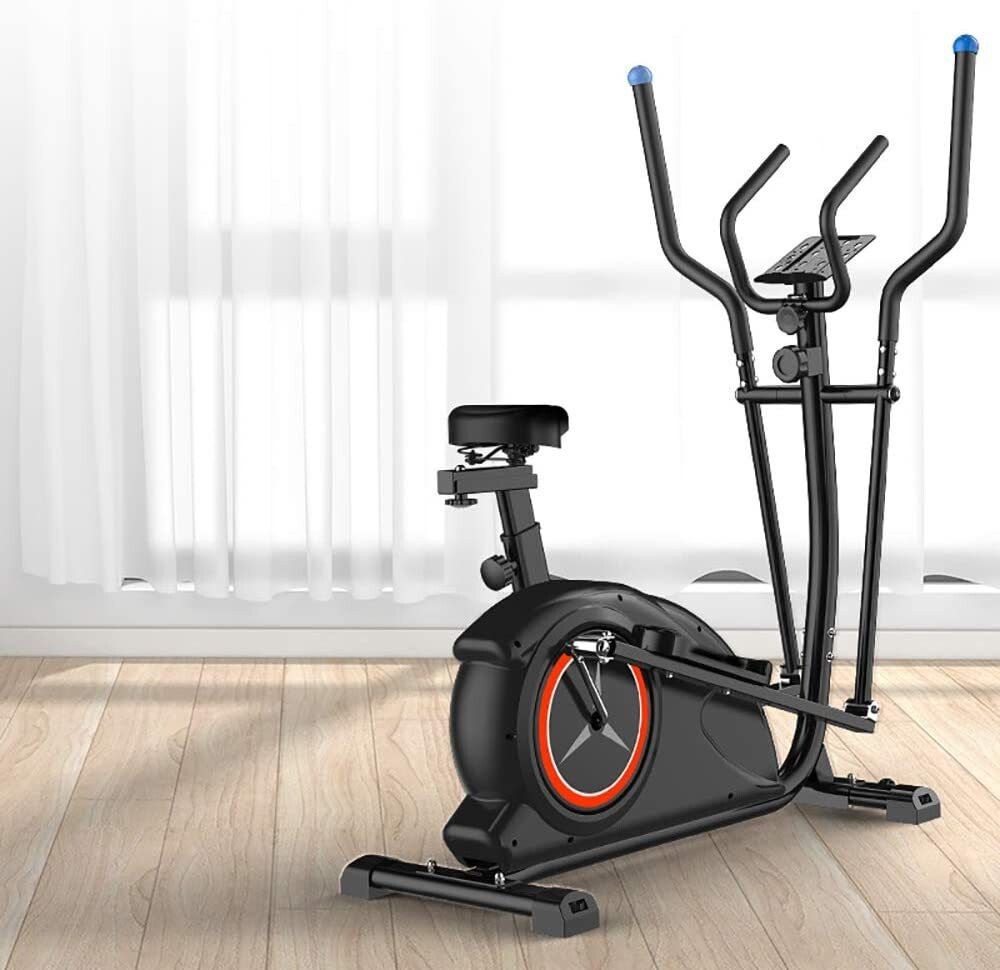 Fitness Adjustable Magnetic Ellipse Trainer with 8 Levels of Resistance Cross Trainer