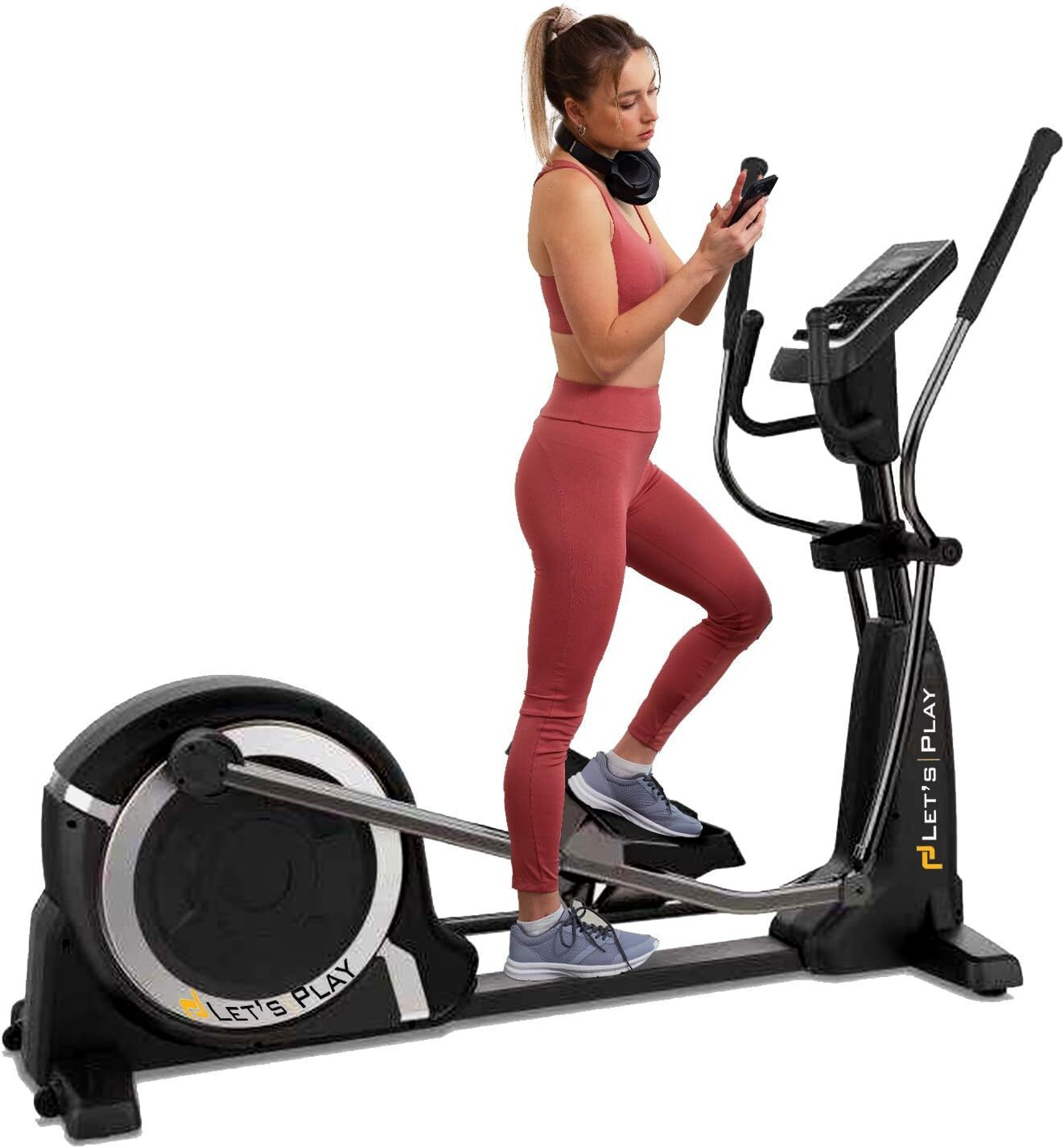 Elliptical Cross Trainer 36kg Flywheel 32-Level Magnetic Resistance 180kg Cross Trainer-image-40