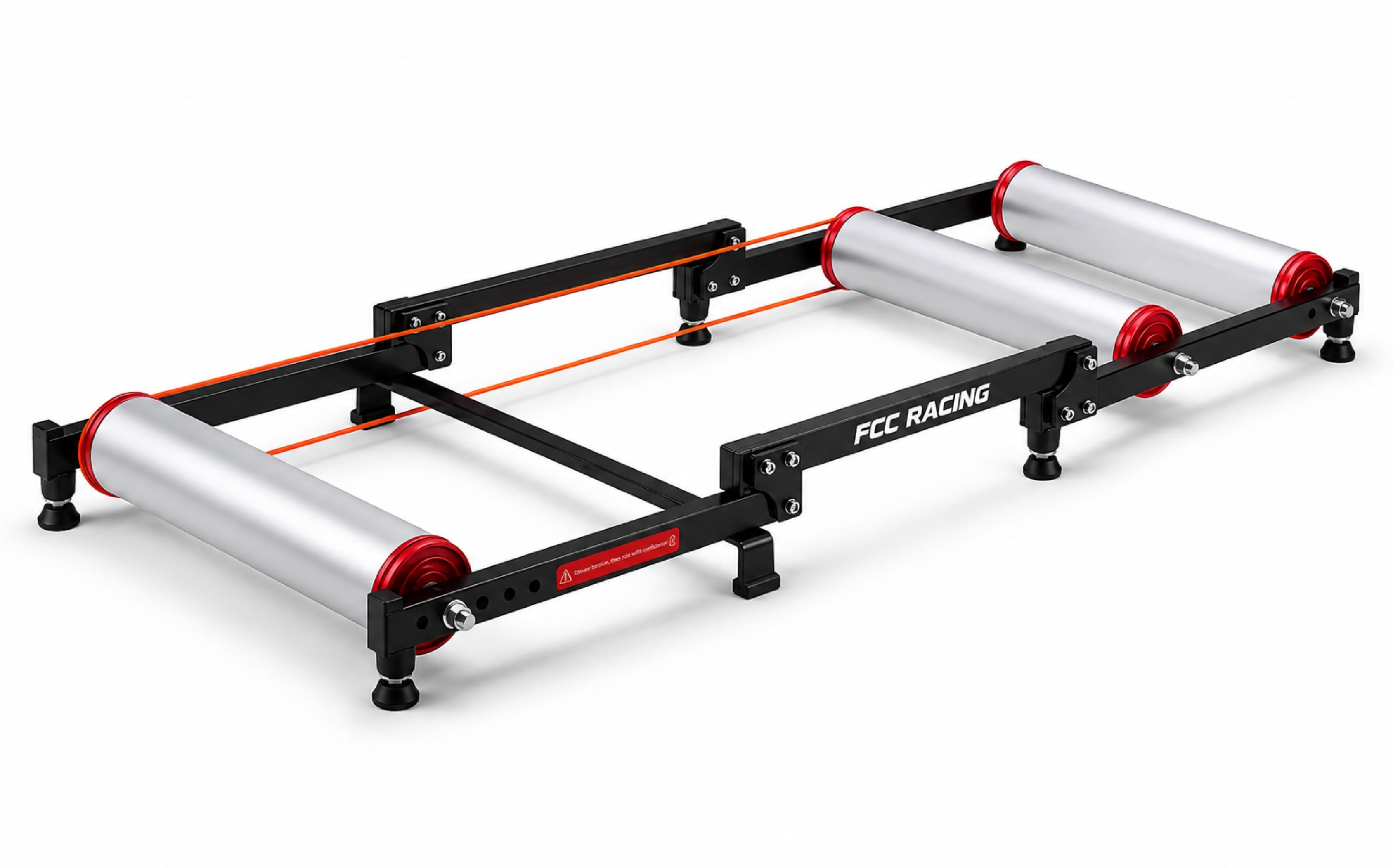 Professional Foldable Indoor Cycling Rollers Trainer with Adjustable Resistance Cross Trainer-image-17
