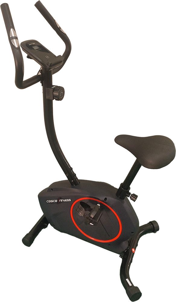 Upright Bike with Adjustable Seat 3 Kg Flywheel & 8 Level Megnetic Resistance Cross Trainer