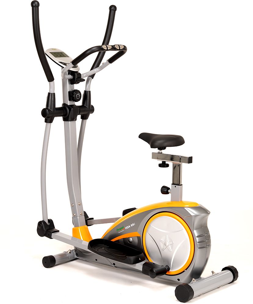 HDA 66i 2-in-1 Elliptical & Upright Bike | Adj. Handle| LCD Display | Cross Trainer-image-47