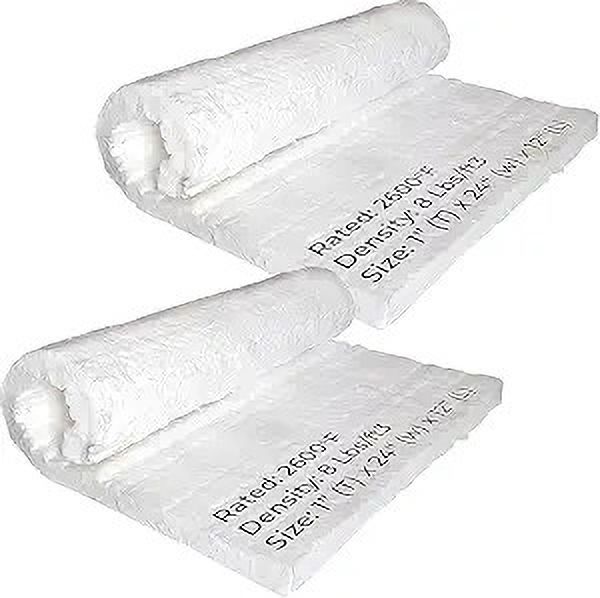sonret Ceramic Fiber Blanket - 2600°F Temperature Protection - for Forges, Oven - 2 Pcs Crucible-picture-17